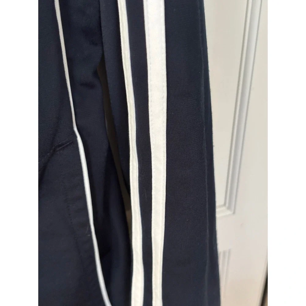 Adidas Active 360 Mens Track Jacket Navy Blue White 3 Stripe Full Zip 2XL